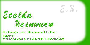 etelka weinwurm business card